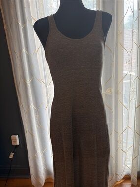 Alternative Apparel Charcoal Gray Maxi Tank Skirt